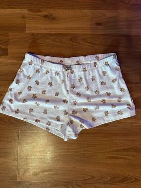 wild fable Cream Teddy Bear Lounge Shorts